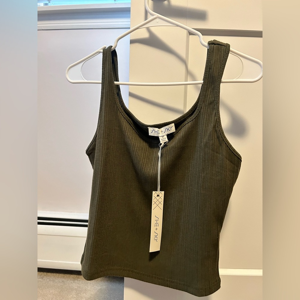 NWT She + Sky Tank Top